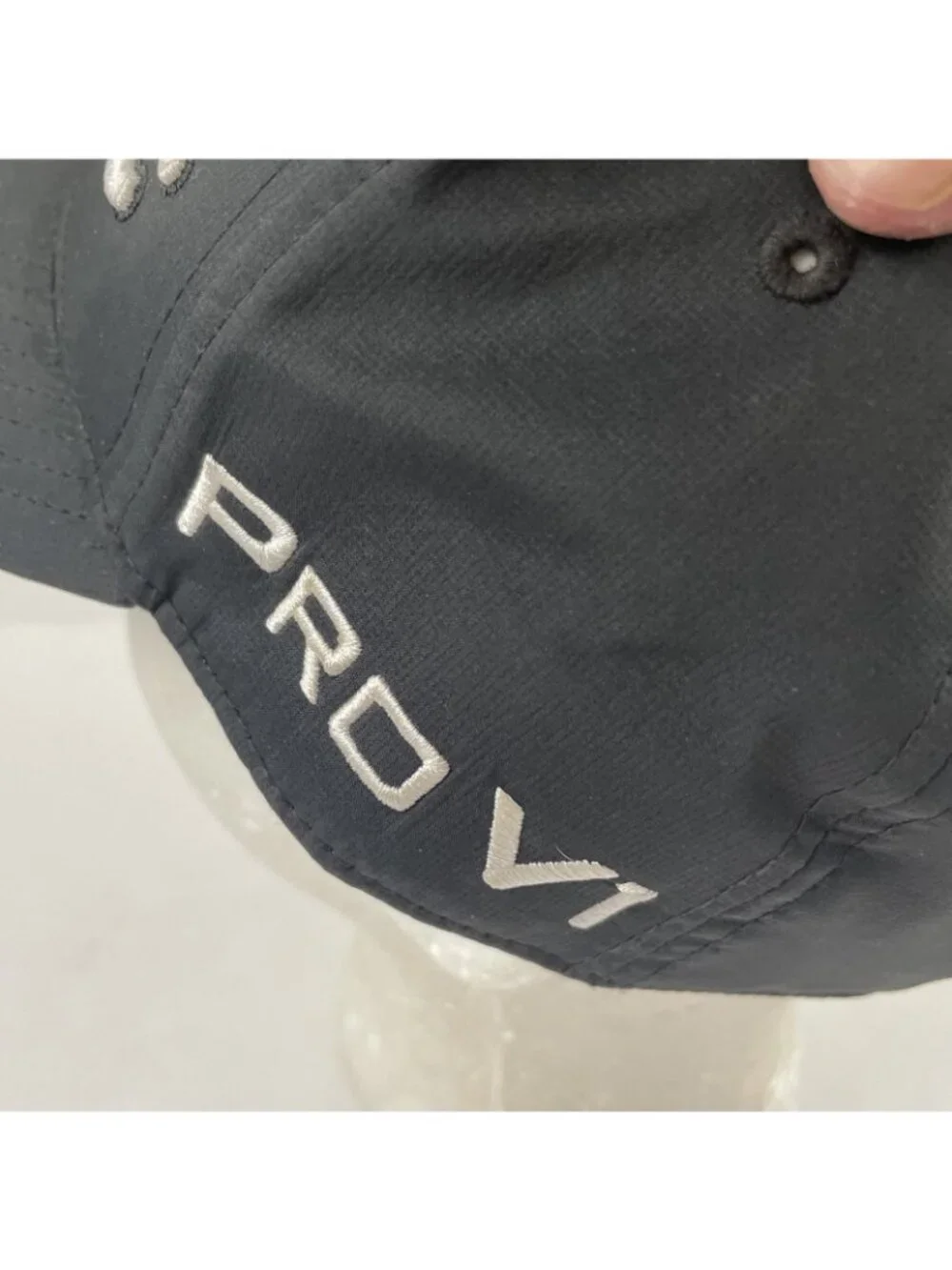 Titleist ProV1 FJ Golf Hat Strapback Tour Proformance Embroidered Black